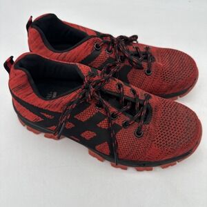 RED WING Safety Steel Toe Black/Red Work Shoes Size 37/ US 6.5-7 EUC